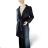 Women's Plus Size Fluffy Long Sleeve Coat (XL/2XL ONE SIZE) ITALIAN FASHION IMC23303 L black