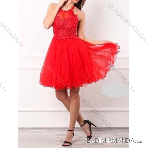 Elegant Sleeveless Ball Gown Lace (uni s-m) ITALIAN FASHION IM919919