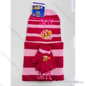 Set of winter finger mickey mouse hat and gloves for children and boys (ONE SIZE) SETINO HW4074