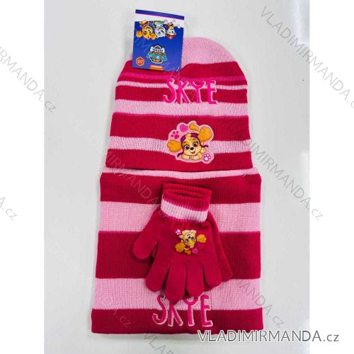 Set of winter finger mickey mouse hat and gloves for children and boys (ONE SIZE) SETINO HW4074