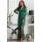 Women's Strapless Long Satin Party Dress (34-42) POLISH FASHION PMLEL24NATHALIE Emerald 42