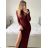 Women's Long Party Sparkly Long Sleeve Dress (S/M ONE SIZE) ITALIAN FASHION IMPBB2315162