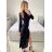 Women's Long Party Sparkly Long Sleeve Dress (S/M ONE SIZE) ITALIAN FASHION IMPBB2315162