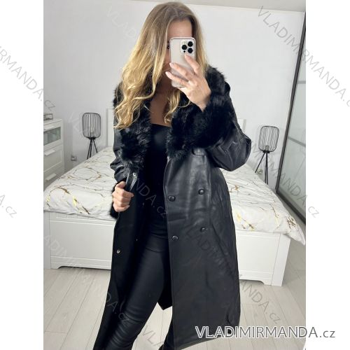 Women's fleece coat (S / M ONE SIZE) ITALIAN FASHION IMM211508