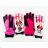 Minnie mouse finger ski gloves for girls (3-8 years) SETINO MIN-A-GLOVES-210