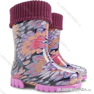 Rubber boots insulated for children and adolescents (28-35) DEMAR TWISTER LUX PRINT M / 1
