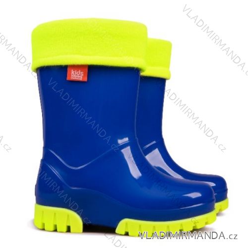 Rubber Boots Insulated Reflective Children's (20-27) DEMAR TWISTER LUX FLUO A
