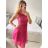 Women's strapless lace party dress (S/M ONE SIZE) ITALIAN FASHION IMC23349