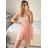 Women's strapless lace party dress (S/M ONE SIZE) ITALIAN FASHION IMC23349