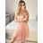 Women's strapless lace party dress (S/M ONE SIZE) ITALIAN FASHION IMC23349