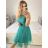 Women's strapless lace party dress (S/M ONE SIZE) ITALIAN FASHION IMC23349