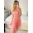 Women's strapless lace party dress (S/M ONE SIZE) ITALIAN FASHION IMC23349