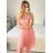 Women's strapless lace party dress (S/M ONE SIZE) ITALIAN FASHION IMC23349