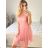 Women's strapless lace party dress (S/M ONE SIZE) ITALIAN FASHION IMC23349