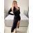 Women's Elegant Coat Long Sleeve Dress (S/M ONE SIZE) ITALIAN FASHION IMPGM2311813