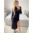 Women's Elegant Coat Long Sleeve Dress (S/M ONE SIZE) ITALIAN FASHION IMPGM2311813