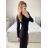 Women's Elegant Coat Long Sleeve Dress (S/M ONE SIZE) ITALIAN FASHION IMPGM2311813