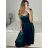 Women's Long Chiffon Short Sleeve Dress (S/M ONE SIZE) ITALIAN FASHION IMWGS231048 Wine S/M