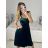 Women's Long Chiffon Short Sleeve Dress (S/M ONE SIZE) ITALIAN FASHION IMWGS231048 Wine S/M