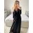 Women's Elegant Sparkly Strapless Dress (S/M ONE SIZE) ITALIAN FASHION IMC22920