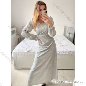 Women's Long Long Sleeve Party Dress (S/M ONE SIZE) ITALIAN FASHION IMM23056