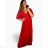 Women's Strapless Elegant Prom Long Dress (S/M, L/XL) FRENCH FASHION FMF231707