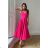 Women's Plus Size (42-46) Long Elegant Party Sleeveless Dress POLISH FASHION PMLBC23265-10 - Colour   dark pink
 - Size   40