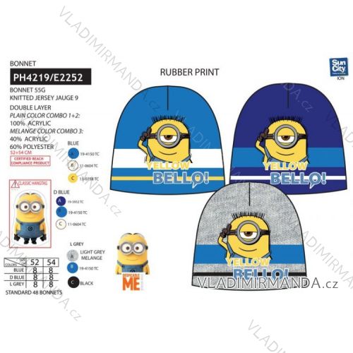 Winter Stitch Cap Junior (52-54) SUN CITY PH4219