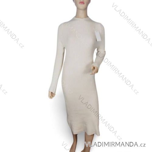 Women's Elegant Coat Long Sleeve Dress (S/M ONE SIZE) ITALIAN FASHION IMPGM2311813