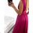 Women's Sleeveless Long Party Dress (S/M ONE SIZE) ITALIAN FASHION IM9235192