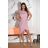 Women's Plus Size (42-46) Long Elegant Party Sleeveless Dress POLISH FASHION PMLBC23265-10 pink 34