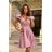 Women's Plus Size (42-46) Long Elegant Party Sleeveless Dress POLISH FASHION PMLBC23265-10 pink 34