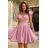 Women's Plus Size (42-46) Long Elegant Party Sleeveless Dress POLISH FASHION PMLBC23265-10 pink 34