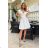 Women's Plus Size (42-46) Long Elegant Party Sleeveless Dress POLISH FASHION PMLBC23265-10 white 34