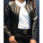 Women's Long Sleeve Leather Jacket (S-XL) ITALIAN FASHION IMPBB245525