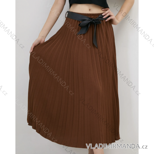 Women's medium length pleated skirt (S/M ONE SIZE) ITALIAN FASHION IMPLI244911