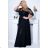 Women's Plus Size (42-46) Long Elegant Party Sleeveless Dress POLISH FASHION PMLBC23265-10 -   black -   48