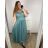 Women's Strapless Long Party Dress (S/M ONE SIZE) ITALIAN FASHION IMPSH23L676 XL/2XL dark blue