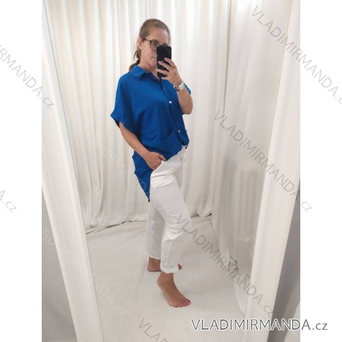 Women's Long Pants (S/M ONE SIZE) ITALIAN FASHION IMPSH23179 -   white -   XL/2XL