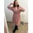 Women's Warm Long Sleeve Dress (L / XL ONE SIZE) ITALIAN FASHION IM422VERONA