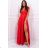 Women's Plus Size (42-46) Long Elegant Party Sleeveless Dress POLISH FASHION PMLBC23265-10 -   red -   50