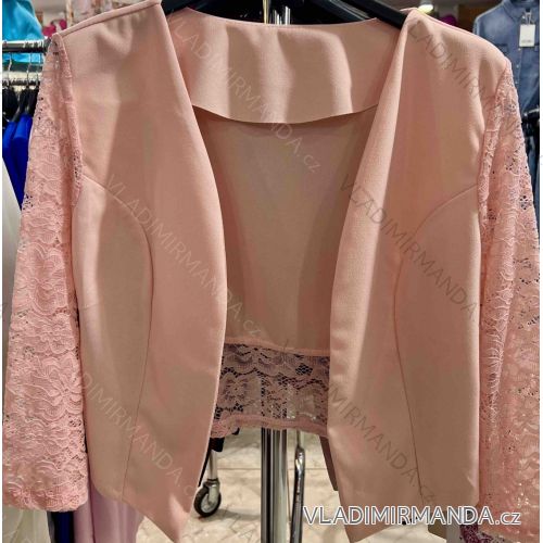Women's Long Sleeve Fur Bolero (S/M ONE SIZE) ITALIAN FASHION IMHMS23083