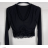 Women's Long Sleeve Crop Top (S/M ONE SIZE) ITALIAN FASHION IMPBB23B10882