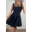 Women's Summer Elegant Sparkly Sequin Strap Dress (S/M ONE SIZE) ITALIAN FASHION IMPBB23O3837