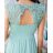 Women's Long Elegant Party Sleeveless Dress (SL) FRENCH FASHION FMPEL23SAVINA -   mintova
 -   S