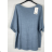 Women's 3/4 Long Sleeve Tunic (S/M ONE SIZE) ITALIAN FASHION IMPBB2327448k