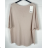 Women's 3/4 Long Sleeve Tunic (S/M ONE SIZE) ITALIAN FASHION IMPBB2327448k