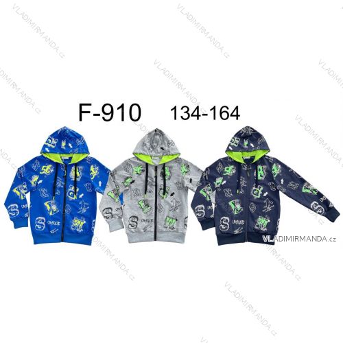 Warm children's sweatshirt for boys (116-146) SEZON SEZ21H-3031