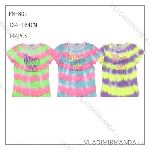 T-shirt short sleeve youth girls (134-164) SEASON SEZ23FN-743