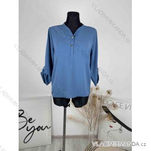 Tunic Shirt Long Sleeve Women's Plus Size (36-44) POLISH FASHION PMWH24001